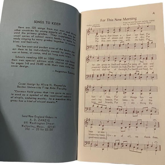 Vintage Songs To Keep‎ Second Edition Song Booklet World Around Songs 60s Camp - Picture 2 of 4